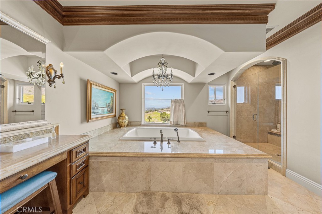 Primary bathroom with Luxurious Jetted Tub - 41 Marbella, San Clemente CA 92673 - photo 31