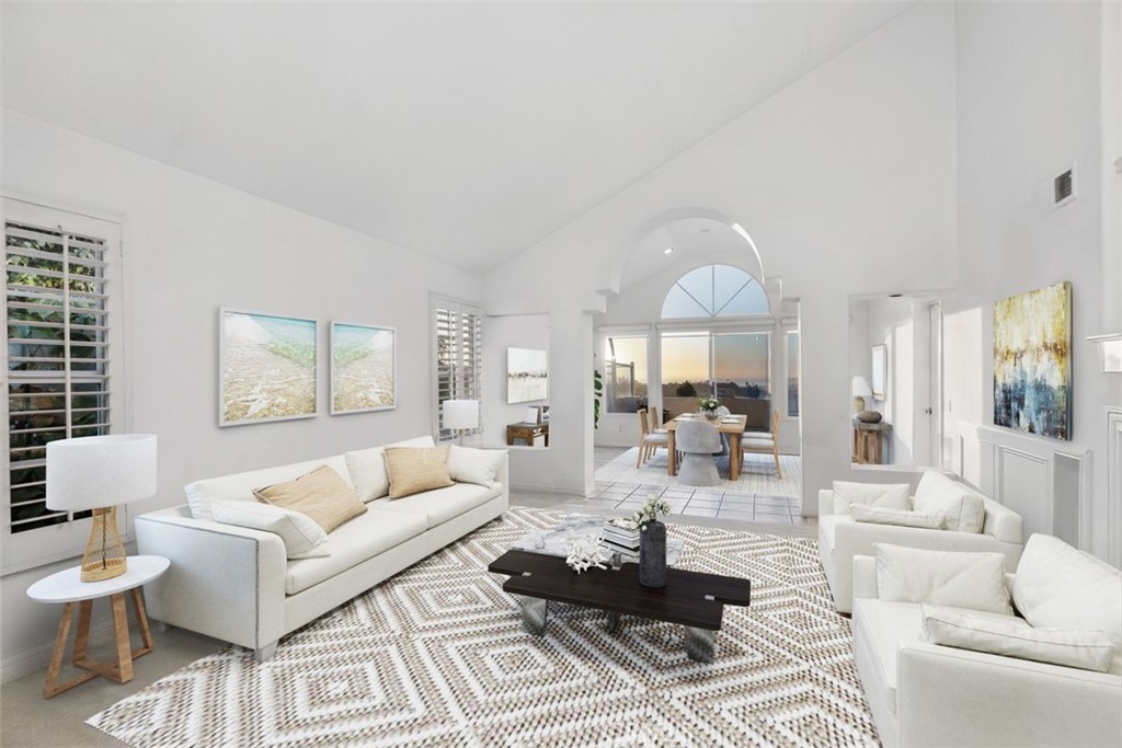 Formal Living Room Virtually Staged Image - 48 Santa Clara, San Clemente CA 92672 - photo 7