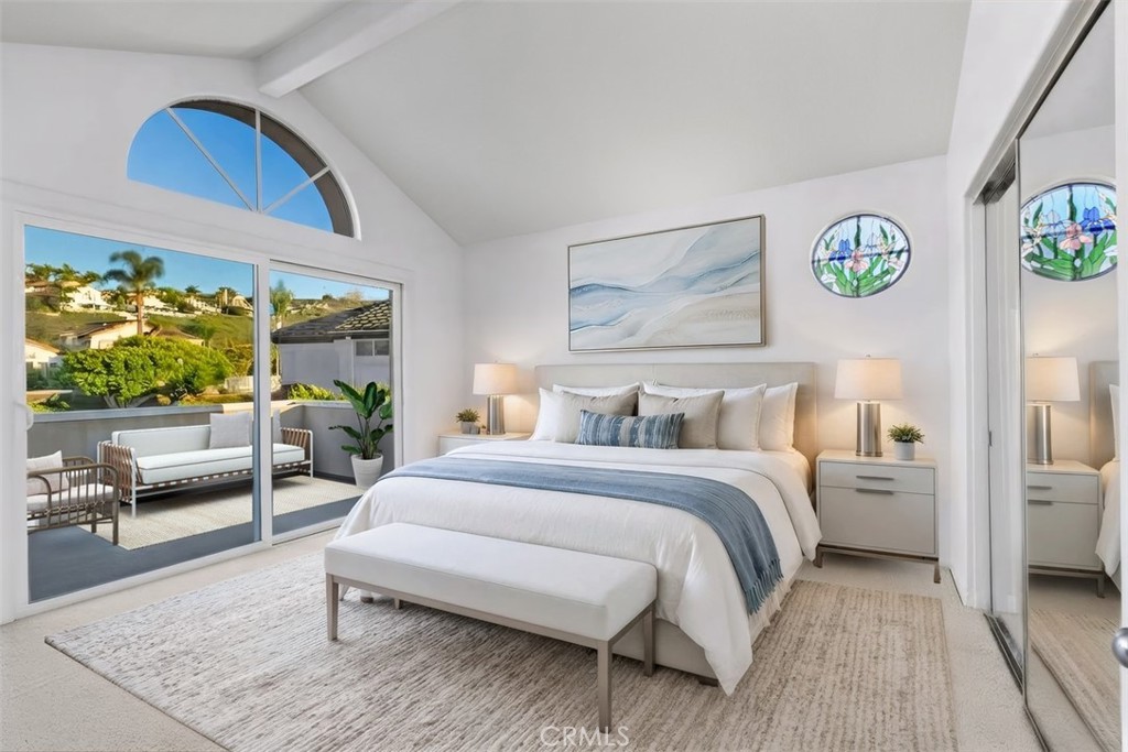 Sitting Deck Off Bedroom Virtually Staged Image - 48 Santa Clara, San Clemente CA 92672 - photo 22