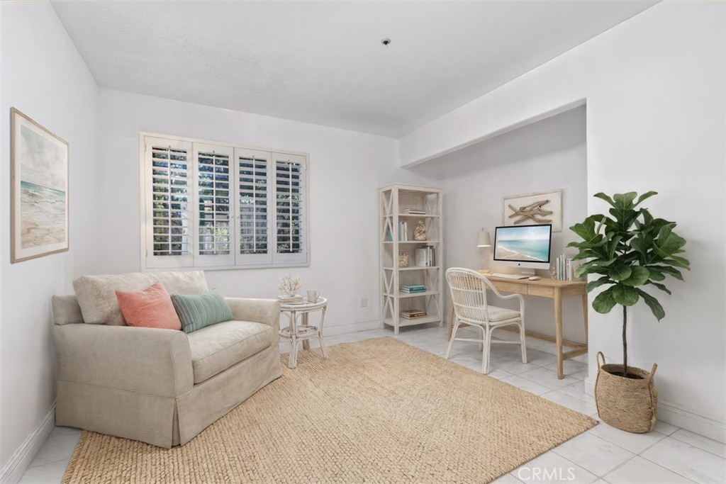Downstairs Office Area Virtually Staged Image - 48 Santa Clara, San Clemente CA 92672 - photo 26