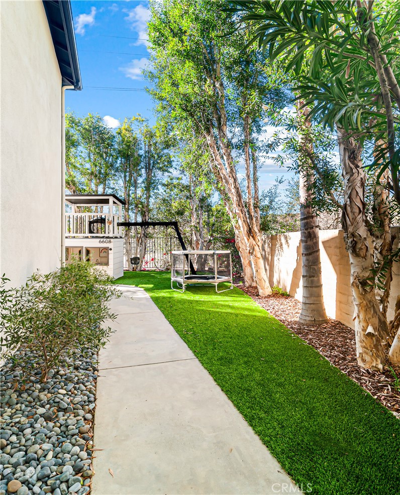 Newly landscape side yard with olive trees - 5 Corte La Cereza, San Clemente CA 92673 - photo 37