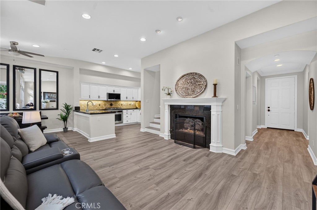 Main Living Area, gas fireplace - 50 Paseo Verde, San Clemente CA 92673 - photo 7