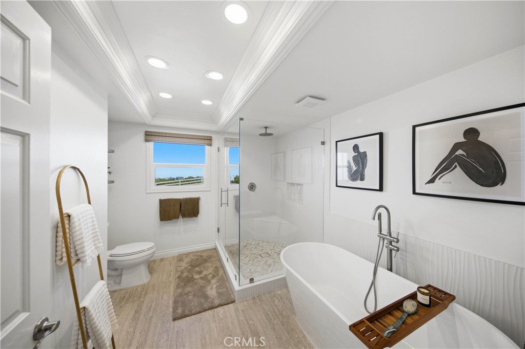 Remodeled Primary Bath with Catalina Island Views. - 880 Avenida Acapulco, San Clemente CA 92672 - photo 22