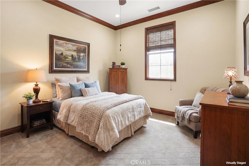 Virtually staged bedroom. - 27532 Calle De La Rosa, San Juan Capistrano CA 92675 - photo 50