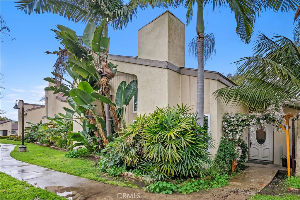Greenbelt facing home. Lush landscape with mature foliage and lighted walkway. - 27585 Starrise, San Juan Capistrano CA 92675 - photo 1