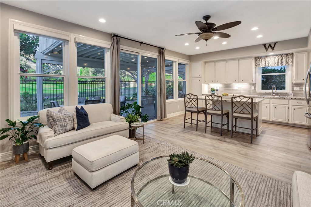 Family room/Kitchen space overlooking Golf Course - 27941 Via De Costa, San Juan Capistrano CA 92675 - photo 11