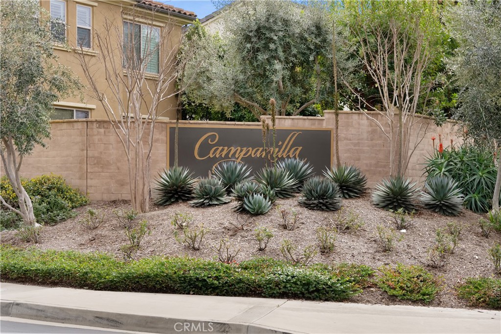 Campanilla community monument surrounded by thoughtfully maintained landscaping. - 28242 Camino Del Rio, San Juan Capistrano CA 92675 - photo 49