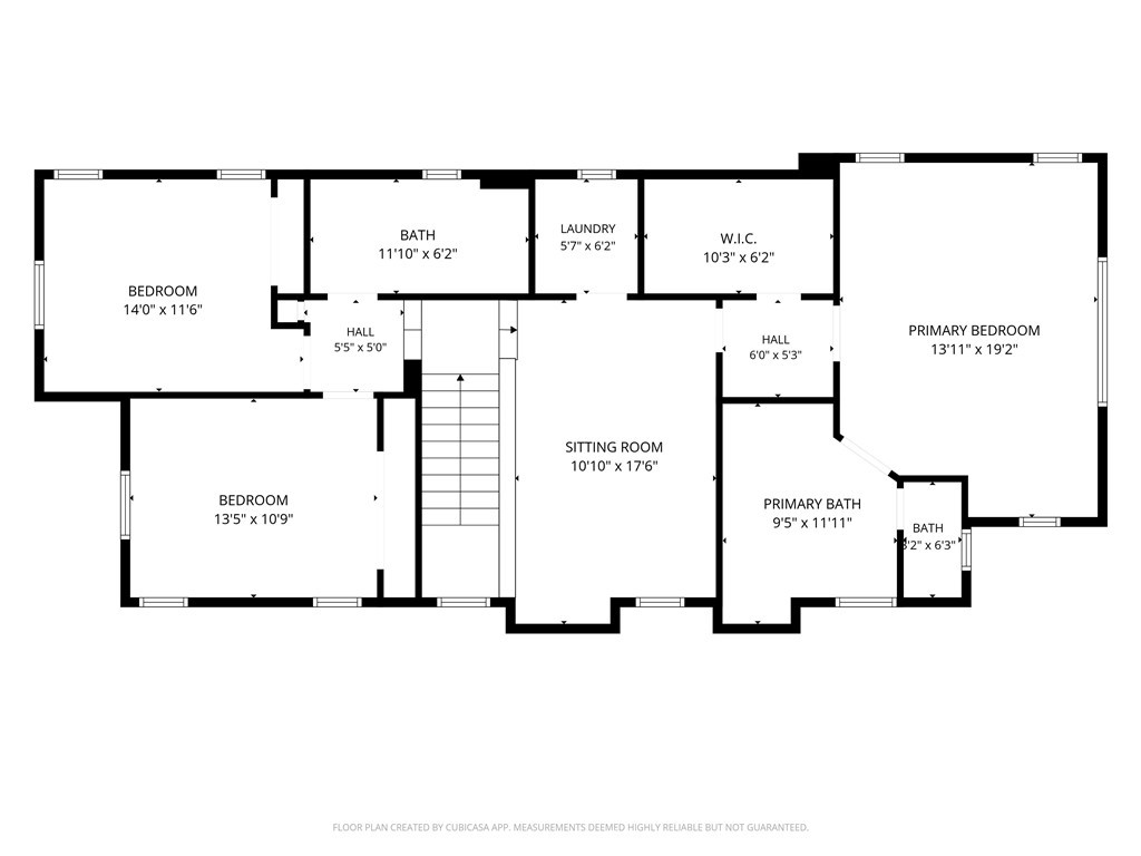 Second level floor plan featuring the primary suite, two additional bedrooms, sitting room, laundry room, and bathrooms - 28242 Camino Del Rio, San Juan Capistrano CA 92675 - photo 64