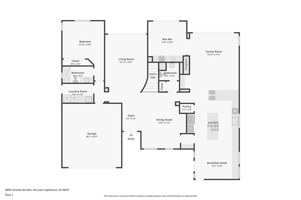 First Floor Floorplan - 28301 Oceana Del Mar, San Juan Capistrano CA 92675 - photo 58