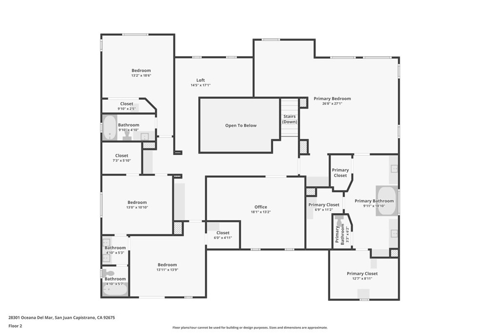 2nd Floor Floorplan - 28301 Oceana Del Mar, San Juan Capistrano CA 92675 - photo 59