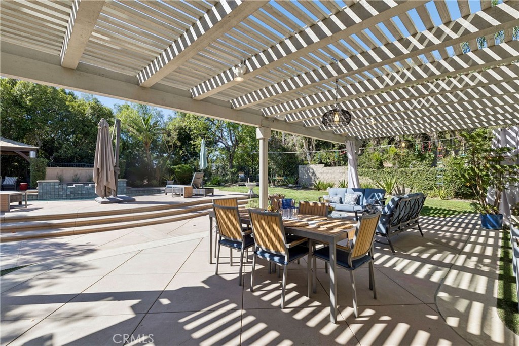 Covered patio connected to the family room - 28382 Calle Pinon, San Juan Capistrano CA 92675 - photo 31