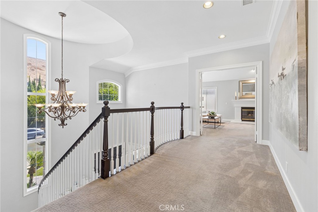 Landing to the grand primary bedroom with retreat - 28382 Calle Pinon, San Juan Capistrano CA 92675 - photo 44