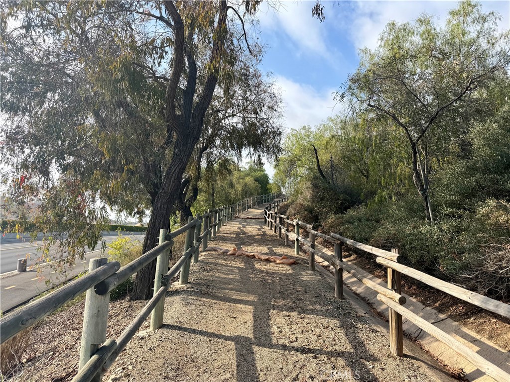 Trail leads down to the street below and walking trail. - 29600 Spotted Bull Lane, San Juan Capistrano CA 92675 - photo 13