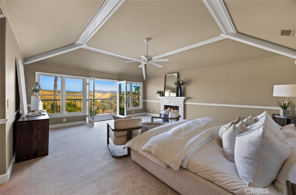 Primary suite with fireplace - 29902 Hillside Terrace, San Juan Capistrano CA 92675 - photo 24