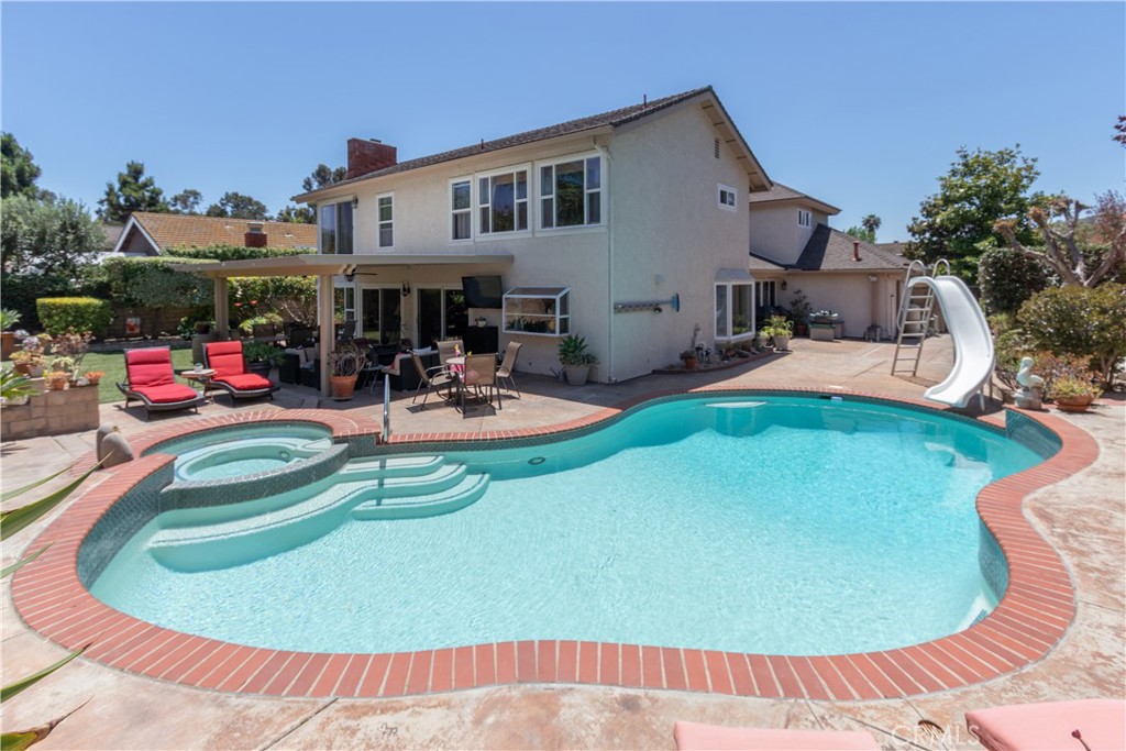 Fabulous backyard with pool and spa, covered patio and turf. - 31032 Via Estenaga, San Juan Capistrano CA 92675 - photo 1