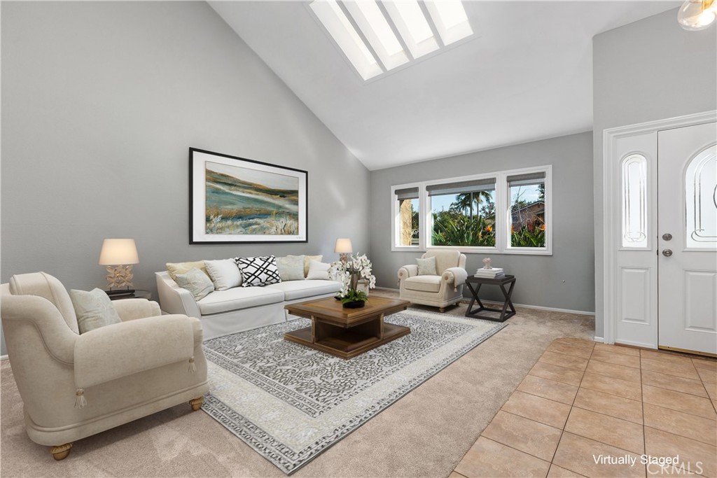 virtually staged living room - 31111 Via Sonora, San Juan Capistrano CA 92675 - photo 2
