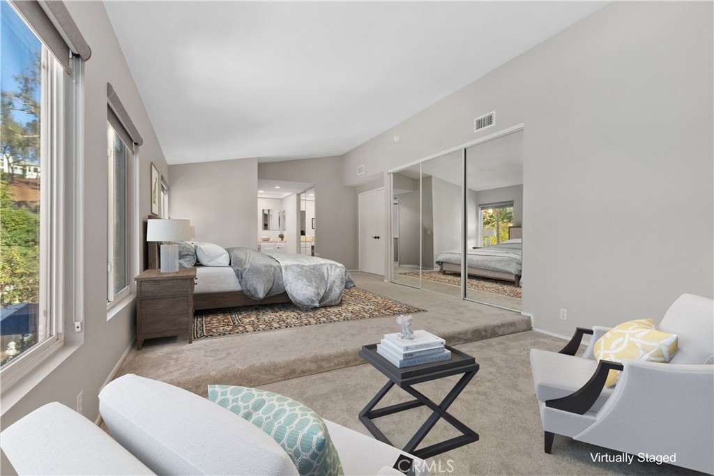 virtually staged primary bedroom and retreat - 31111 Via Sonora, San Juan Capistrano CA 92675 - photo 22