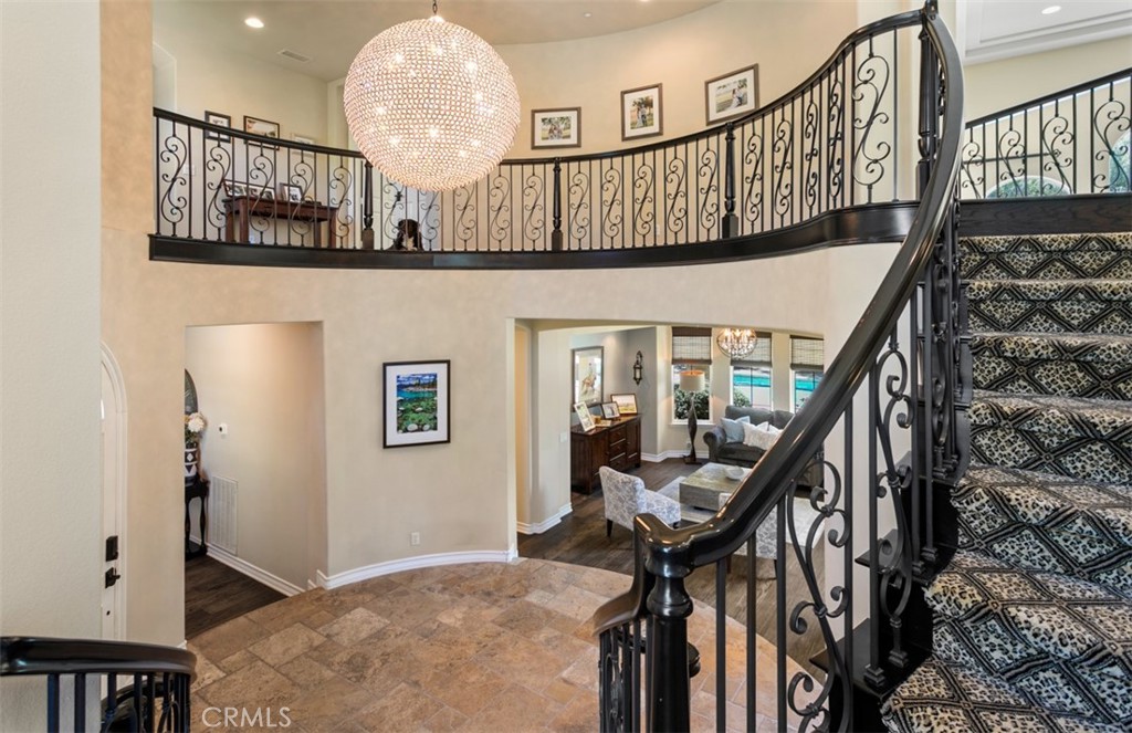 Main staircase - 31201 Old San Juan Road, San Juan Capistrano CA 92675 - photo 32