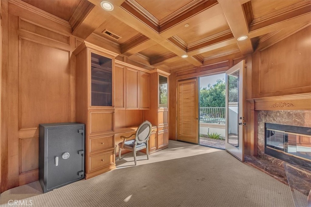 Main Floor Office or Library with second entry door to the exterior - 31378 Juliana Farms Road, San Juan Capistrano CA 92675 - photo 20