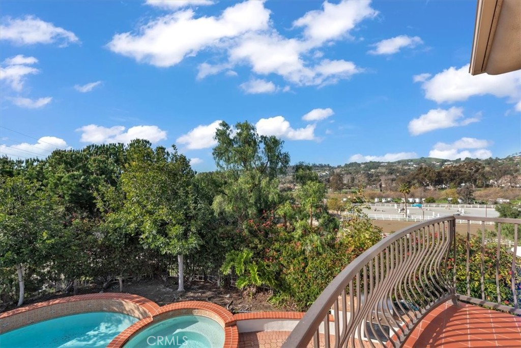 View of pool and spa in addition to the surrounding hills - 31378 Juliana Farms Road, San Juan Capistrano CA 92675 - photo 48