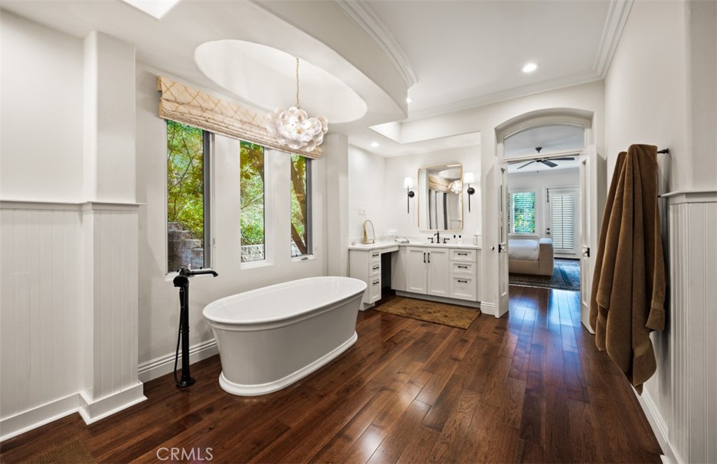 Love the courtyard View from the soaking tub - 31445 Juliana Farms Road, San Juan Capistrano CA 92675 - photo 29