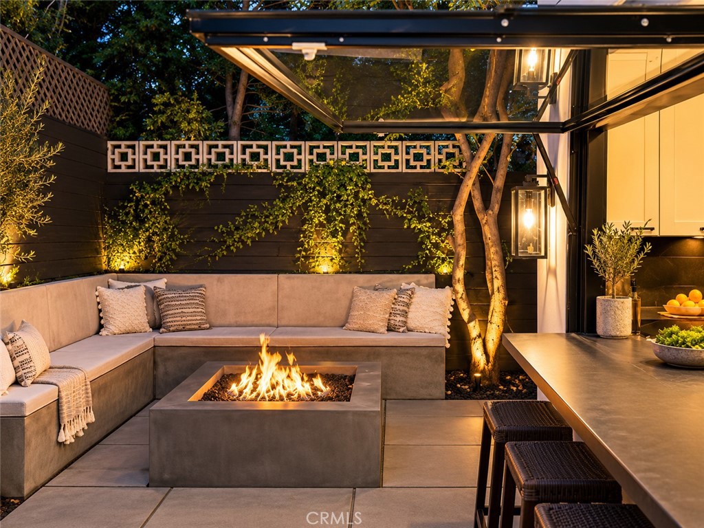 Fire pit for gathering on a lovely evening. Photo enhanced. - 31461 Paseo Duran, San Juan Capistrano CA 92675 - photo 26