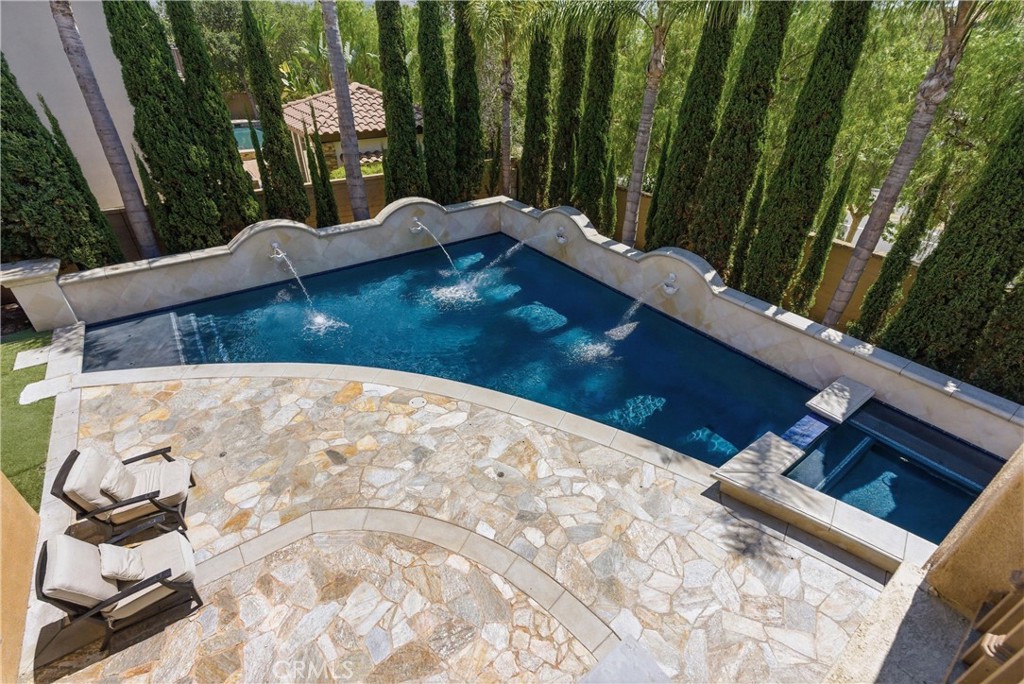 Upstairs balcony overlooking the backyard retreat - 31491 Carril De Maderas, San Juan Capistrano CA 92675 - photo 43
