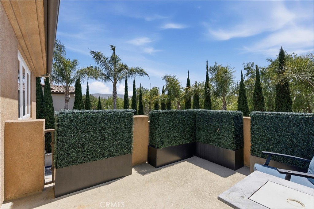 erene primary suite viewing deck offering a peaceful outdoor retreat for morning coffee, sunset views, and fresh coastal - 31491 Carril De Maderas, San Juan Capistrano CA 92675 - photo 45