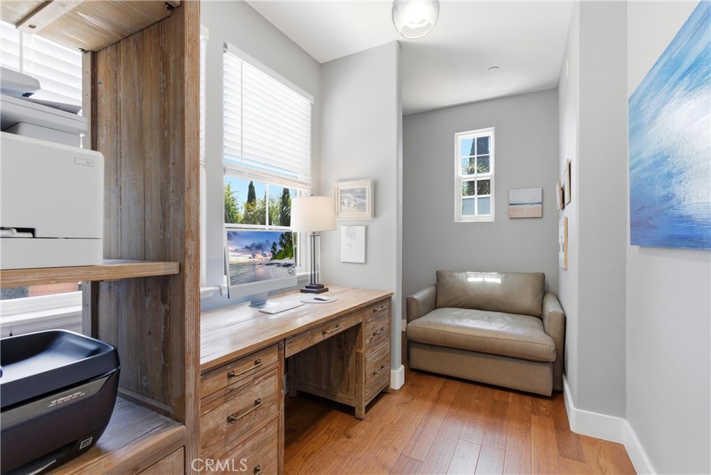 Dedicated office nook with custom built-ins and natural light, ideal for working from home or creative space. - 31491 Carril De Maderas, San Juan Capistrano CA 92675 - photo 46