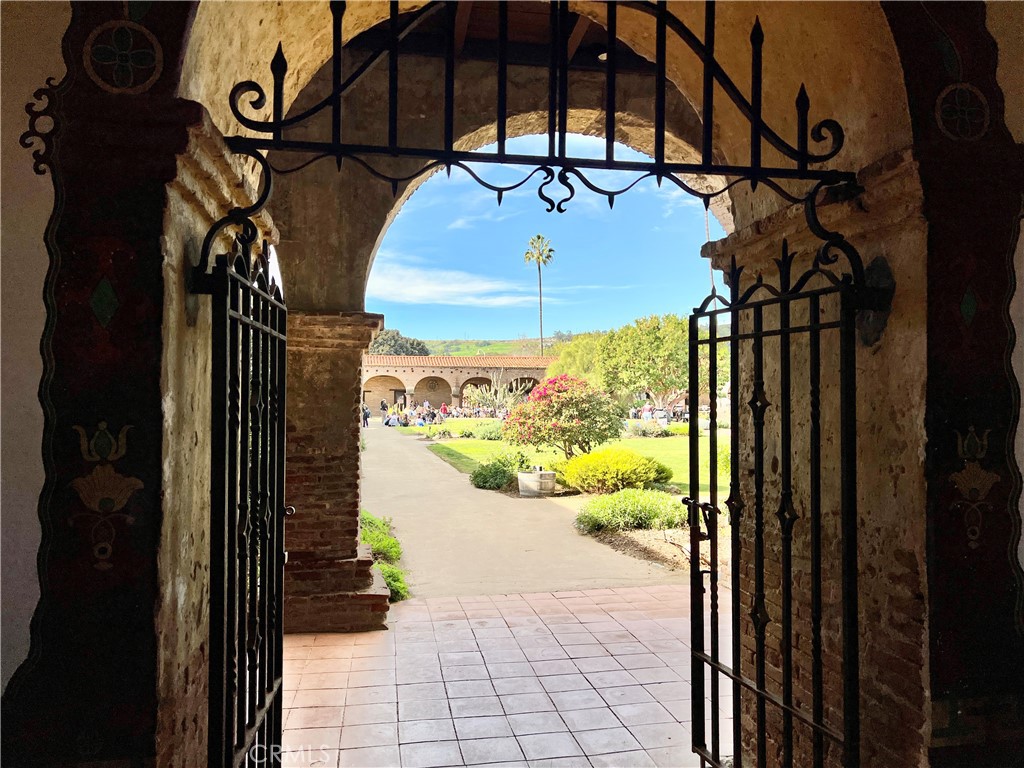 From inside the historic Mission grounds, the homesite is seen up on the top of San Juan Capistrano along the fabulous P - 31641 Peppertree Bend, San Juan Capistrano CA 92675 - photo 18