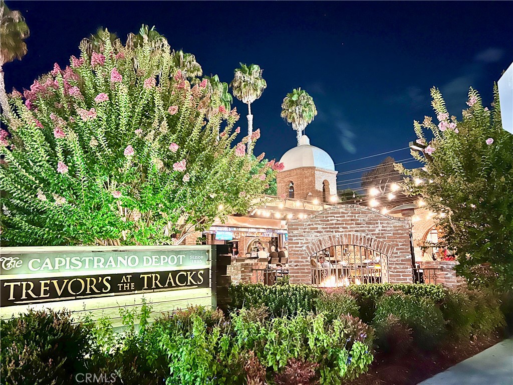 The historic train Depot is now a beautiful restaurant and bar with ambiance enhancing live music performances. - 31641 Peppertree Bend, San Juan Capistrano CA 92675 - photo 28
