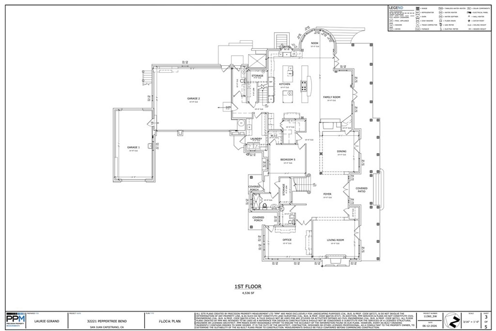 Level 1 floor plan - 32221 Peppertree bend, San Juan Capistrano CA 92675 - photo 72