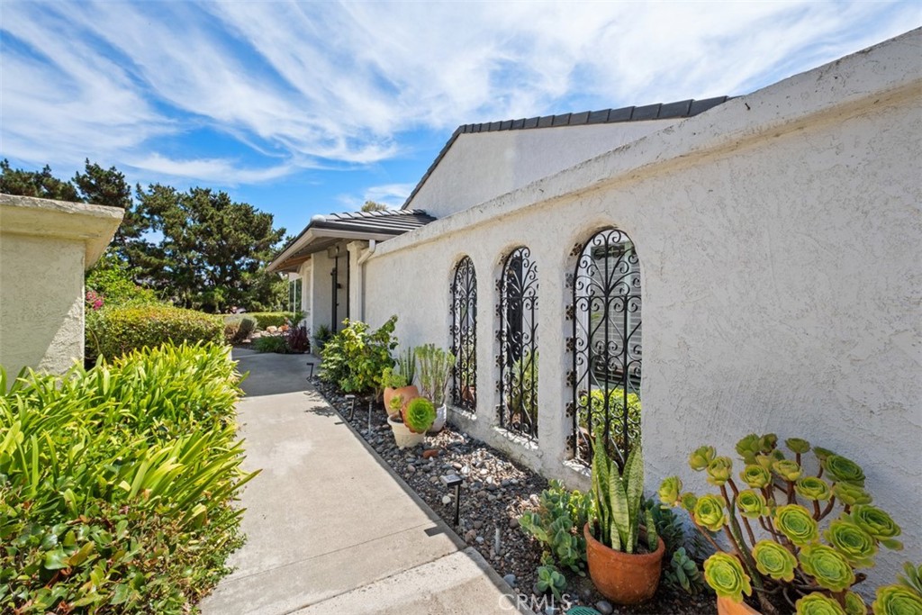 Walk way to the front entry way. - 32452 Spyglass Court, San Juan Capistrano CA 92675 - photo 4
