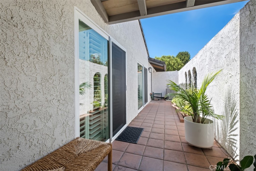 Side entry yard from the garage and laundry - 32452 Spyglass Court, San Juan Capistrano CA 92675 - photo 27