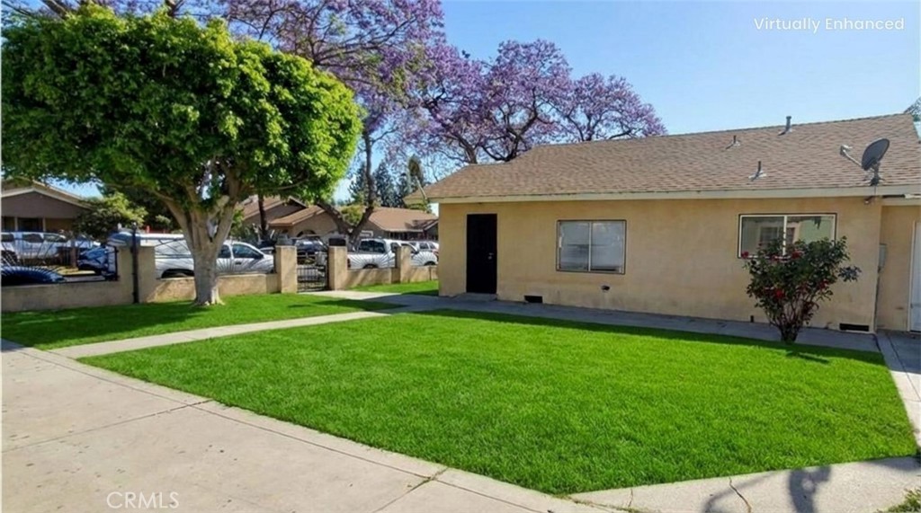 Front House, AI enhanced with grass - for Future Options - 1001 W Myrtle, Santa Ana CA 92703 - photo 5