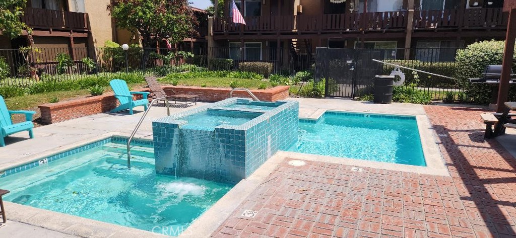 secluded spa area steps from condo - 1010 W Macarthur Boulevard 77, Santa Ana CA 92707 - photo 9
