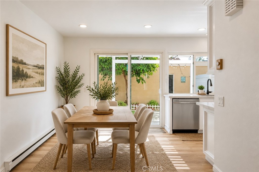 Virtually Staged Dining Area - 210 Carriage B, Santa Ana CA 92707 - photo 9
