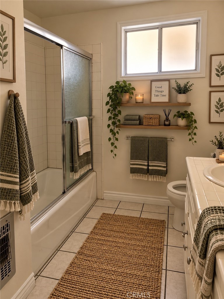 Main Bath - Virtually staged - 2530 S Rene, Santa Ana CA 92704 - photo 24