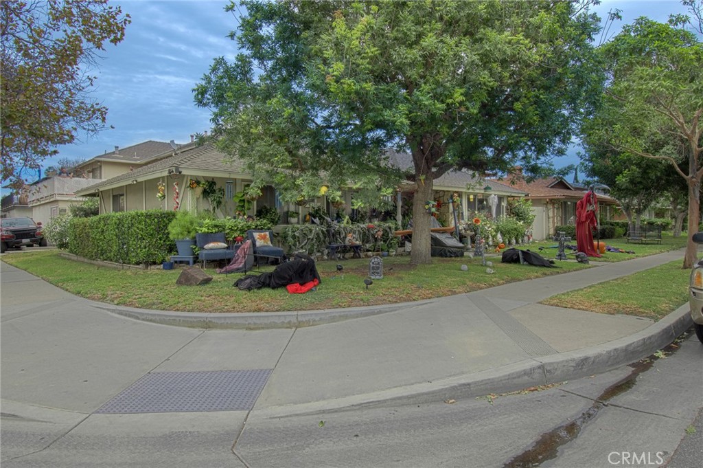 Front Exterior with Incredible Halloween Decorations - 2731 W Orion Avenue, Santa Ana CA 92704 - photo 25