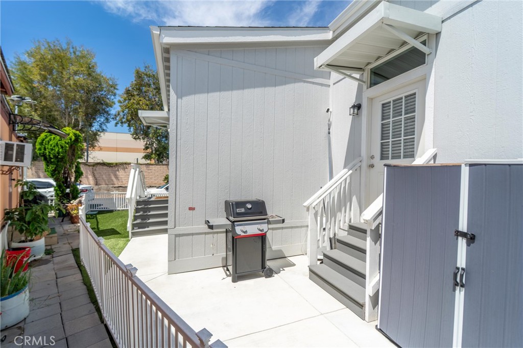Back patio perfect for BBQing - 2767 W 1st Street 14, Santa Ana CA 92703 - photo 7