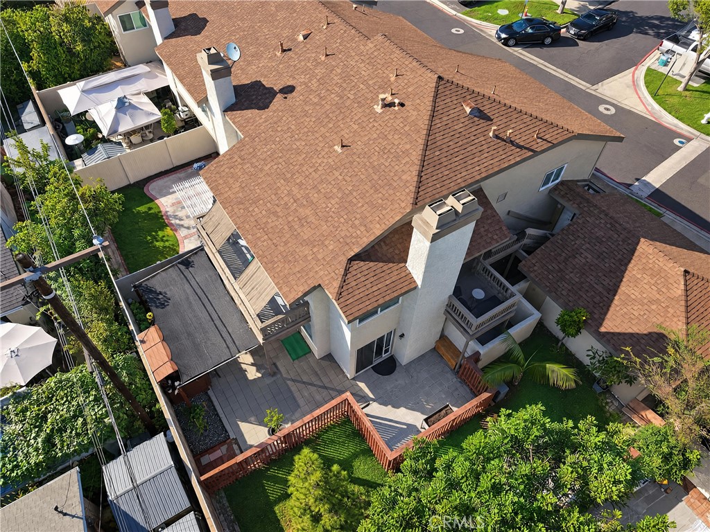 Air view of yard - 4572 W 5th Street, Santa Ana CA 92703 - photo 21