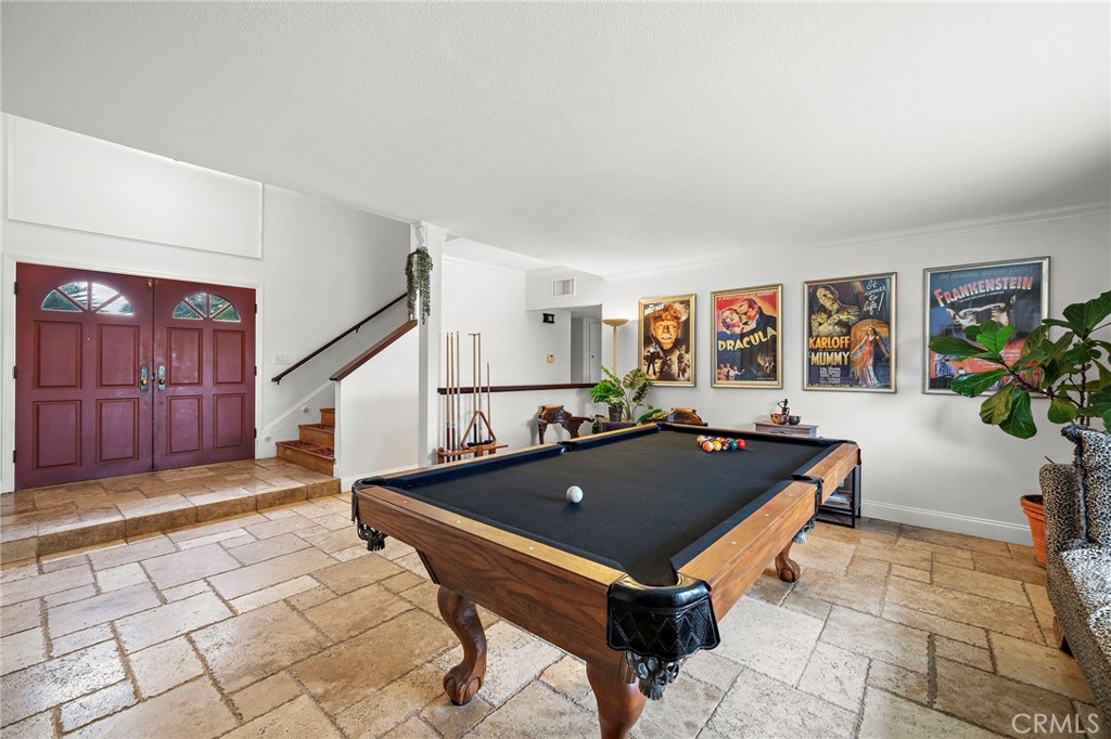 Double Entry Doors and Extra Wide Staircase Lead to Beautiful Formal Living Room - 622 W Alpine Avenue, Santa Ana CA 92707 - photo 5