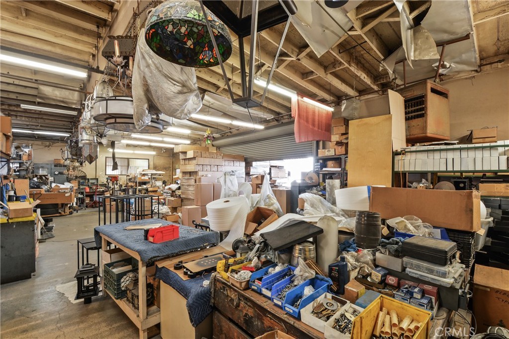 Interior rear work area with roll-up - 623 Young Street, Santa Ana CA 92705 - photo 6