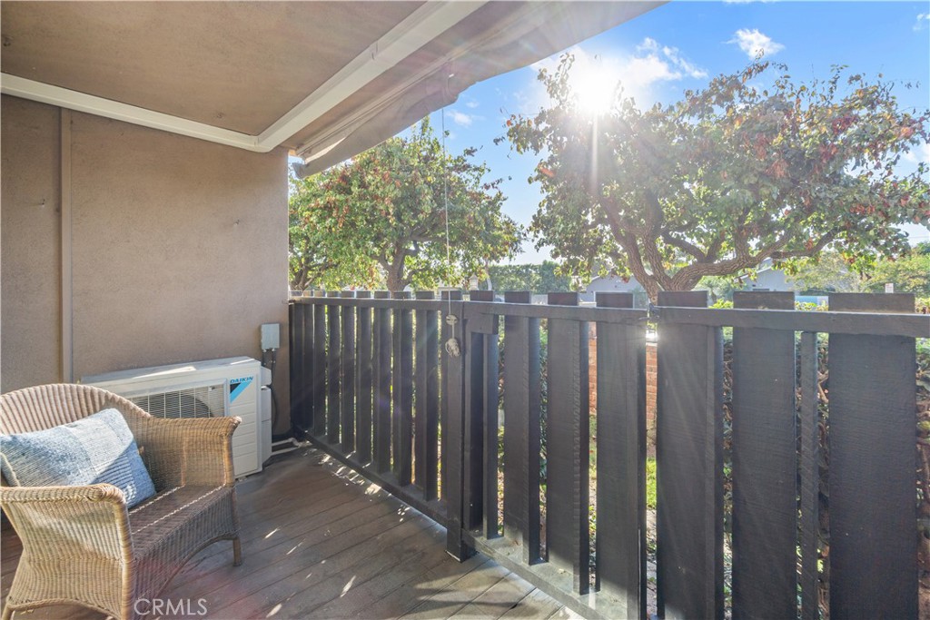 The patio has a privacy gate that leads to green belt common area. - 12200 Montecito Road B112, Seal Beach CA 90740 - photo 20