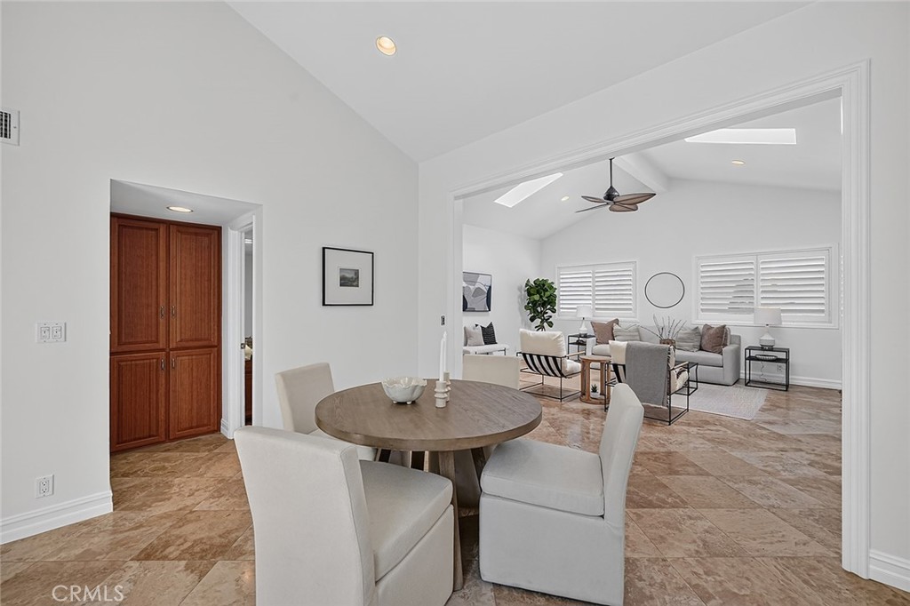 Breakfast area leads to the large family room - 154 12th, Seal Beach CA 90740 - photo 12