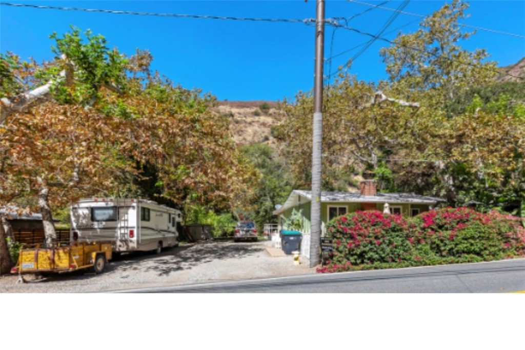 Extra large double lot. Home is on the right, plenty of parking & storage on the left. Endless possibilities to improve - 29501 Silverado Canyon Road, Silverado Canyon CA 92676 - photo 2