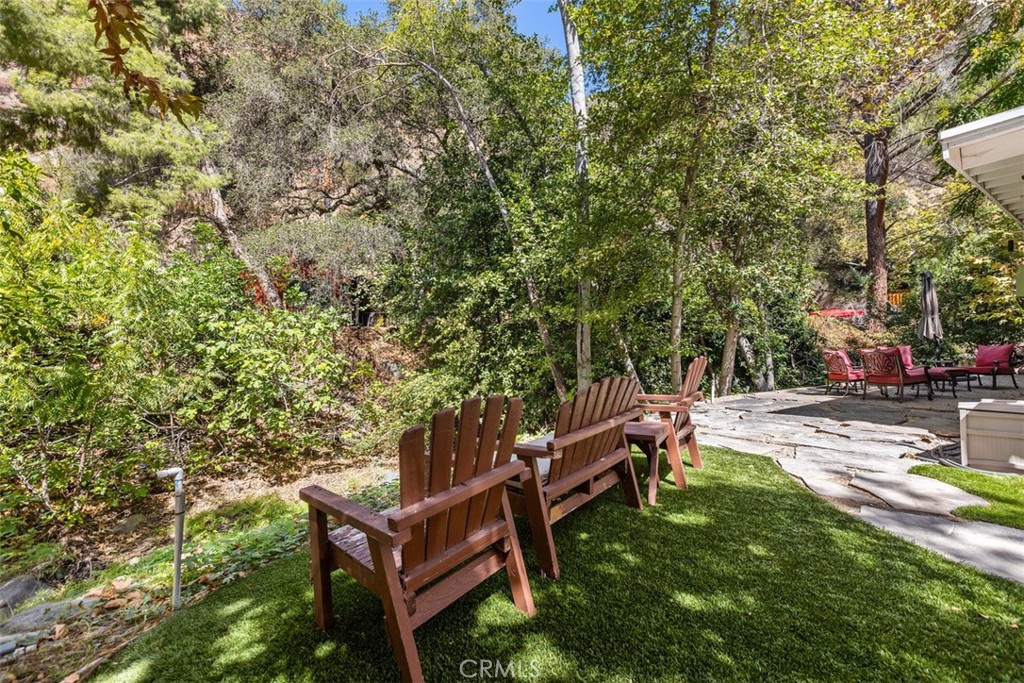 Imagine coming home & relaxing on your patio overlooking the creek, seeing all the stars & hearing beautiful sounds of n - 29501 Silverado Canyon Road, Silverado Canyon CA 92676 - photo 5