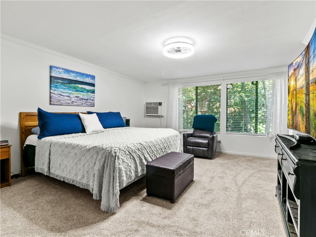Spacious primary suite overlooks the creek. Like being in on vacation every night! - 29501 Silverado Canyon Road, Silverado Canyon CA 92676 - photo 19