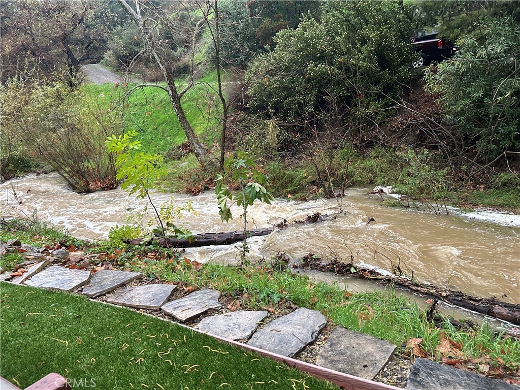 Notice the tiered lot high above the creek. - 29501 Silverado Canyon Road, Silverado Canyon CA 92676 - photo 38