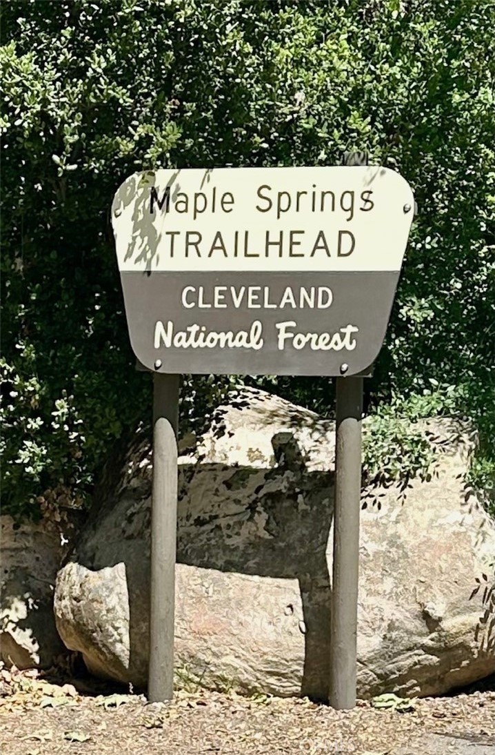 Maple Springs Trailhead just up the road. Hiking, biking, etc. - 29501 Silverado Canyon Road, Silverado Canyon CA 92676 - photo 44
